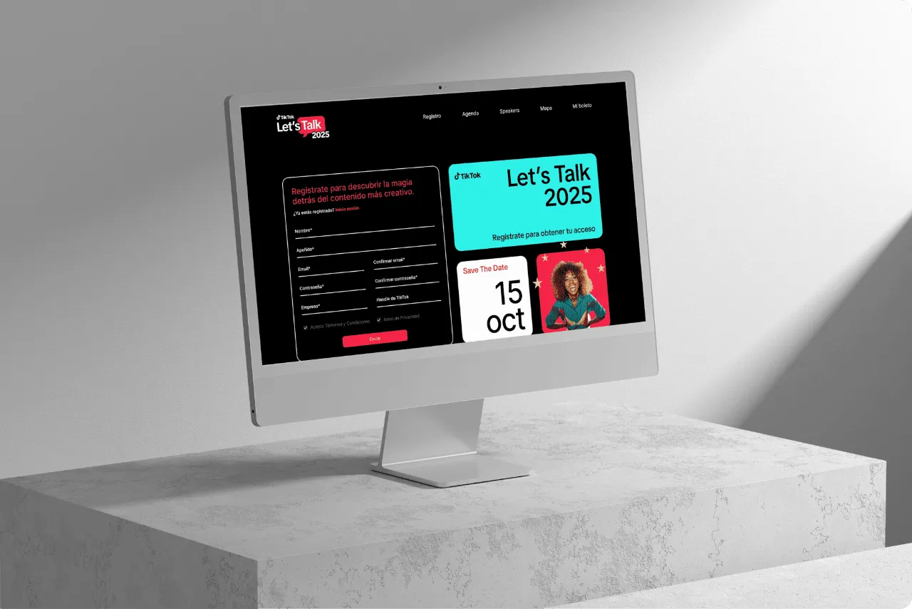 TikTok Let's Talk 2025 event registration
